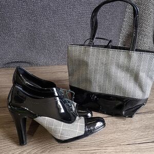Anne Klein Heels And Estee Lauder Handbag Combo